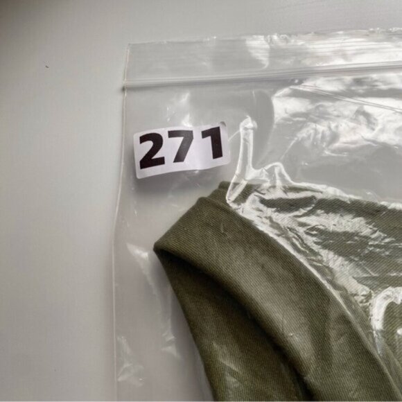 Blukey Tunic Dress Woman Large Green Linen Blend Pocket Oversized Coastal Resort - Picture 14 of 14